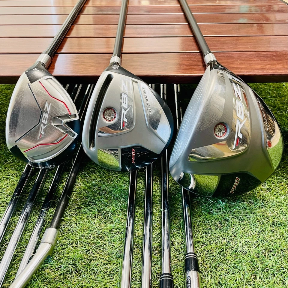 TaylorMade FullSet RBZ PRO 1w 3w 4hy Burner Iron 5-9+Pw 11pc S Flex Golf Clubs - Image 3 of 4