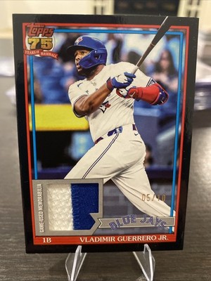 2026 Topps Series 1 Vladimir Guerrero Jr. 1991 Relic Black /10 | eBay