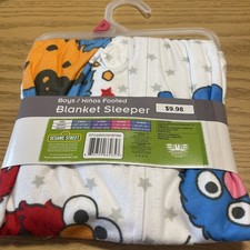 Sesame Street Boys Blanket Sleeper With Footies Size Size 24 Months