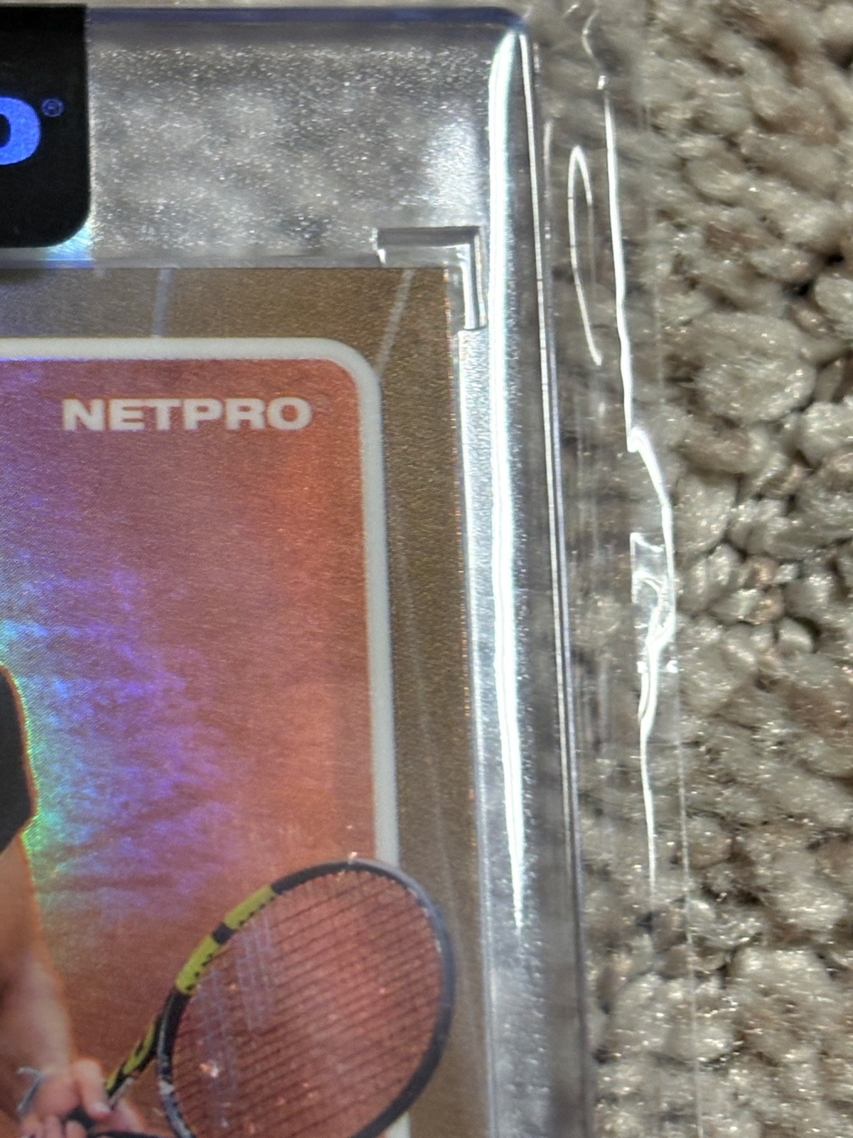 2022 NETPRO Premium Rainbow Green Shirt Carlos Alcaraz Rookie Card 52/250 RC view 5