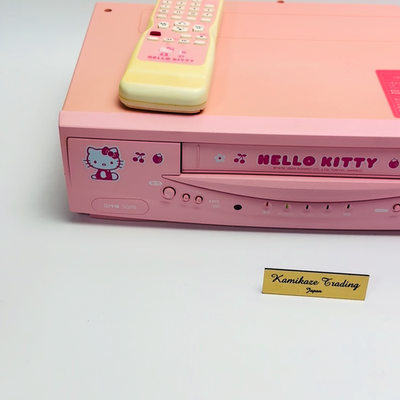 FUNAI FV-N77SR Hello Kitty VHS VCR Deck Tested Remote | eBay