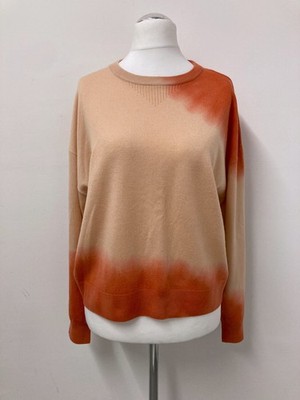 The Kooples Pullover 100% Lana Wolle Orange Farbverlauf neuwertig Gr.N3 /DE38 /M