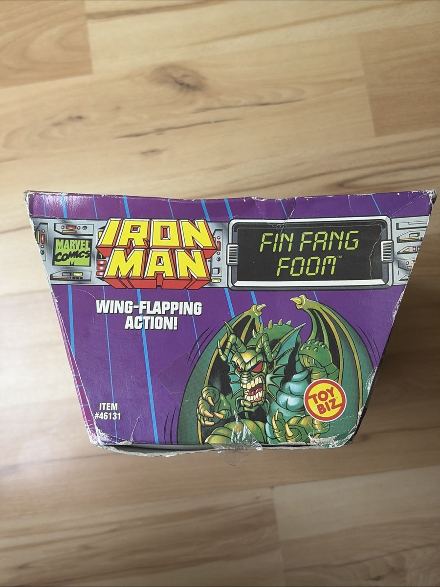Marvel Comics Fin Fang Foom Wing Flapping Iron Man Dragons Toy Biz