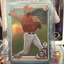 Bowman 2020 Draft 1st Edition Sammy Infante #BD-48 Washington Nationals