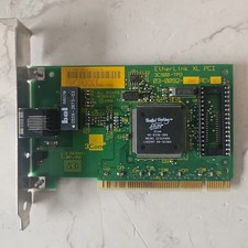 Vintage 3Com EtherLink XL PCI Network Card 3C900-TPO Retro Gaming MS-DOS Win95