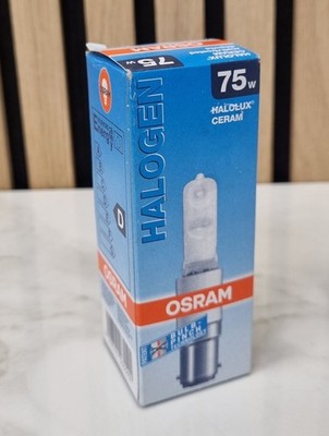 Osram Halolux Ceram 75W B15d Matt 64473 AM Halogen 230V Leuchtmittel Lampe NOS