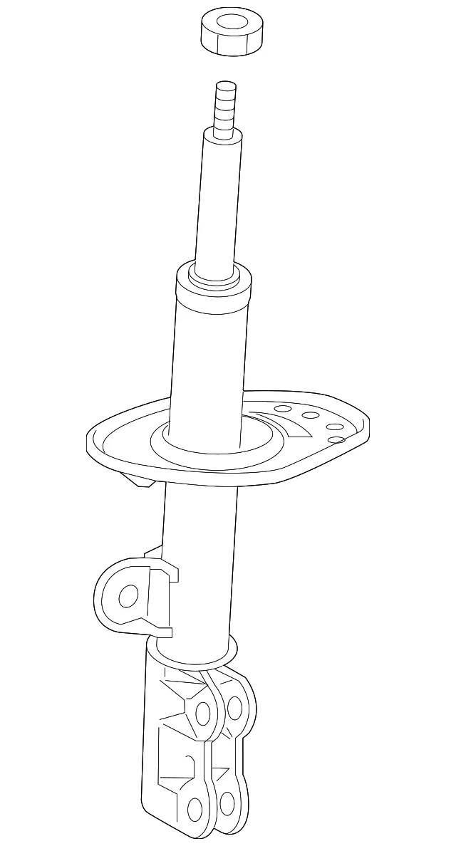 Genuine Toyota 2020-2022 Corolla Strut Absorber Assembly 48520-8Z255