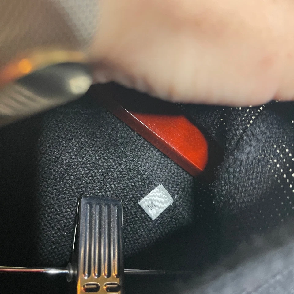 Cárdigan Paolo Pecora Lana Cuello Alto Negro Talla M Foto 3 de 4