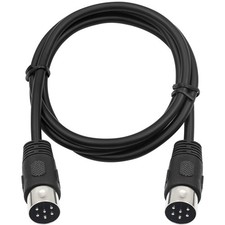Poyiccot DIN 6 PIN Male Plug Cable, 3.3feet 6 PIN DIN Male to Male AV Adapter...