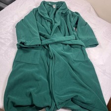 L.L. Bean Forest Green Kids Fleece Robe