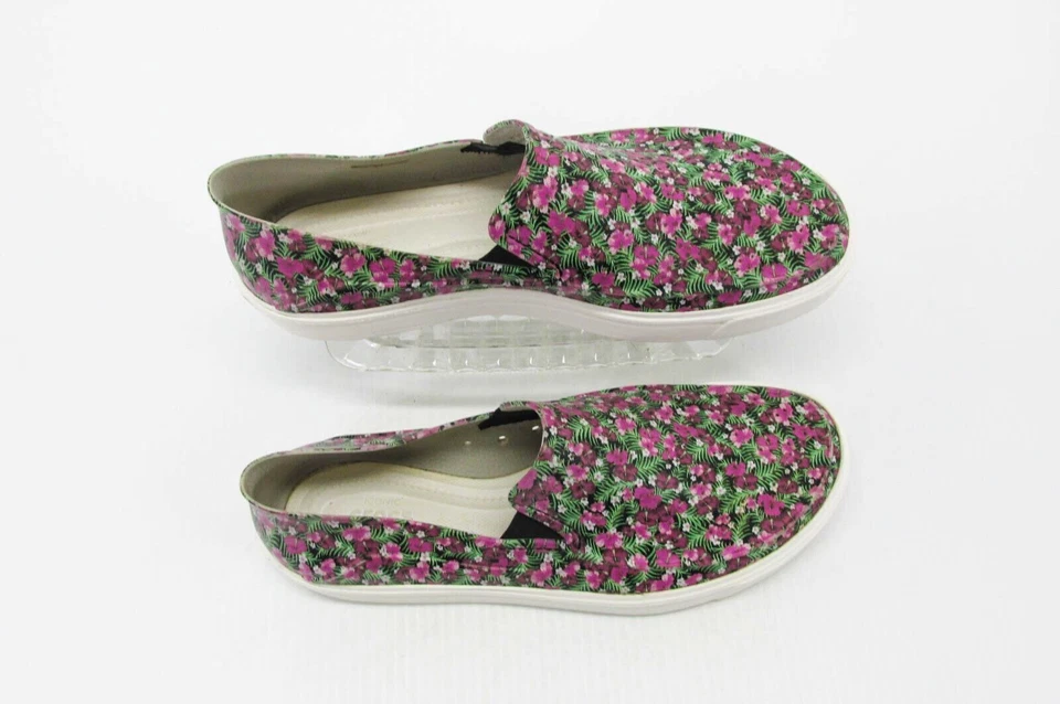 Zapatos Crocs Mujer Citilane Roka Gráfico Talla 11M Floral Sin Cordones Usados qp Foto 2 de 4
