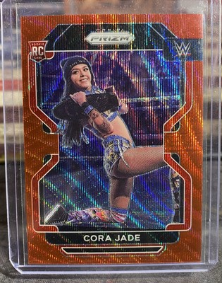 2022 WWE Prizm Cora Jade Rookie Red Wave