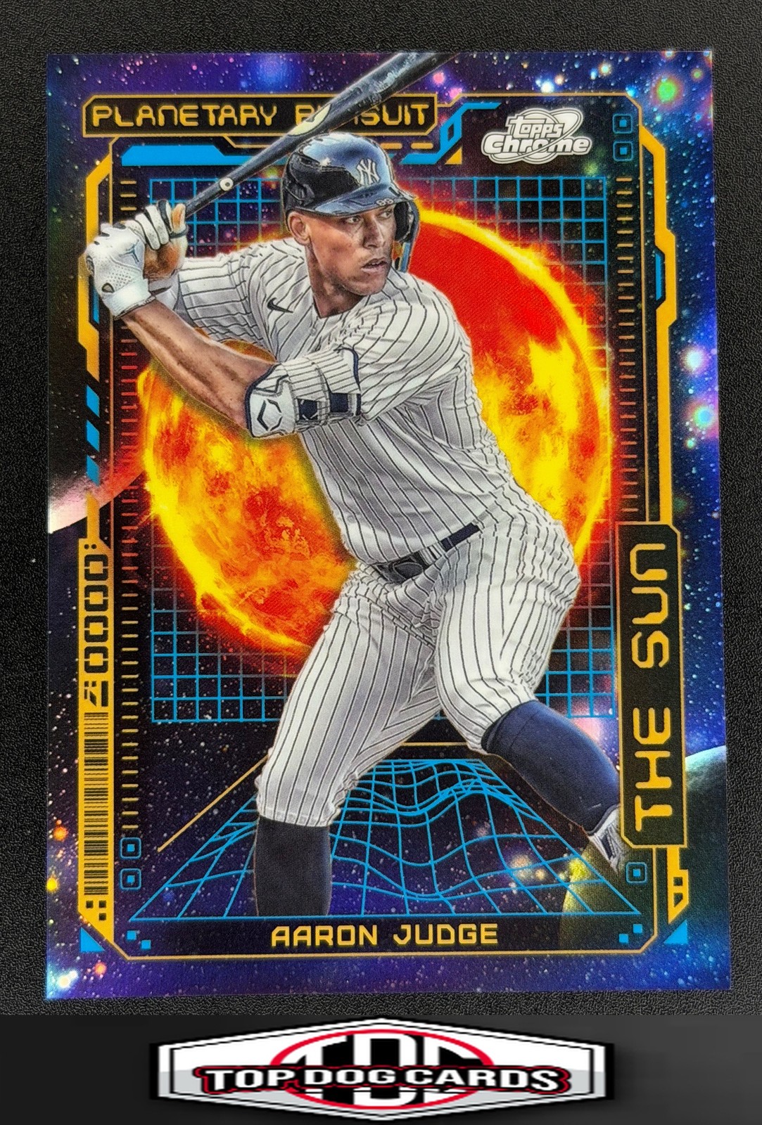 Aaron Judge #PPS-6 (Baseball Cards 2023 Topps Cosmic Chrome Planetary Pursuit Sun) — is it worth grading?