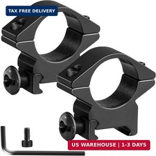 1'' Scope Rings, 2Pcs High Profile or 2Pcs Medium Profile 1 Inch Scope Mount Rin