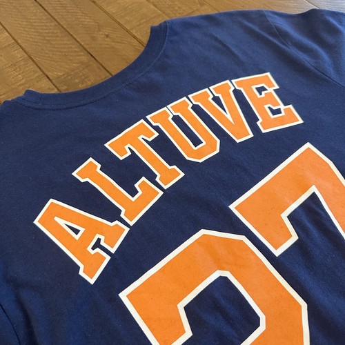 New Nike Houston Astros Jose Altuve #27 Jersey Shirt Size Men's Large - Picture 6 of 6