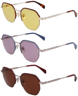 Paul Smith Lovell Men's Semi-Rimless Geometric Round Sunglasses PS24110S - Italy