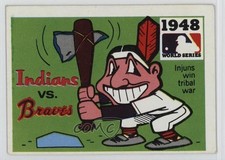 1971 Fleer Laughlin World Series 1948 vs Cleveland Indians Boston Braves 0f2i