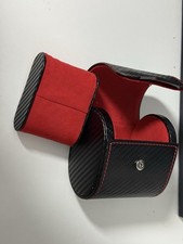 Friedrich23 - Uhrenrolle, Carbon, 1 Uhr, schwarz, Uhren Etui , Travelbox, Travel