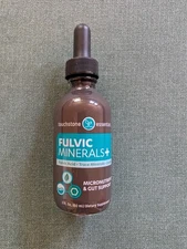 Touchstone Essentials Fulvic Minerals Plus  60 ml Exp 11/2026 open bottle