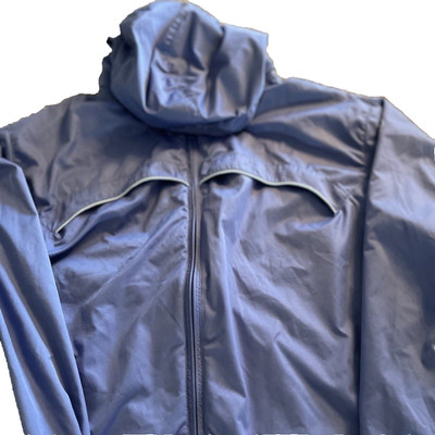 Nike ACG 3 Layer Rain Jacket Mens XXLT XXL Tall Blue Waterproof Hooded