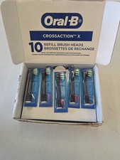 Oral-B Cross Action Replacement Electric Toothbrush Heads, 10-count Black MN02
