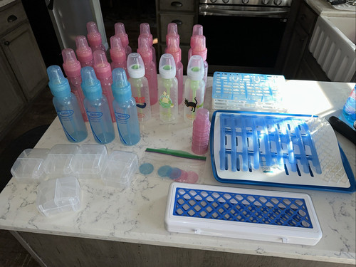 Dr browns Baby Bottles Bundle Lot Of 18 Bottles And Accessories