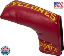 Team Golf NCAA Vintage Blade Putter Headcover Multi Team Color Suede