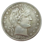 1916 D Barber Quarter VG Very Good 25c US Type Coin Collectible