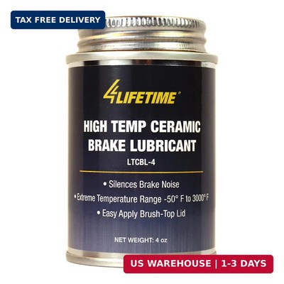 High Temp Ceramic Brake Lubricant - Superior Heat Resistance, Prevents Seizing,