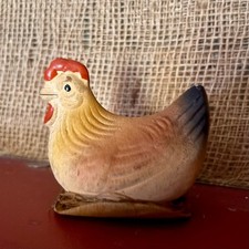 Antique Papier Mache Easter Hen Candy Contain...