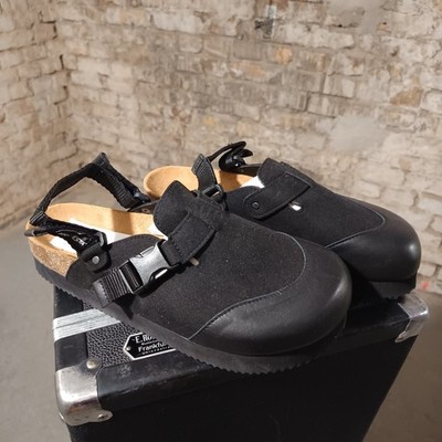 Novesta Tatra All Black Size 42 Black Slip On Sandal Made in EU