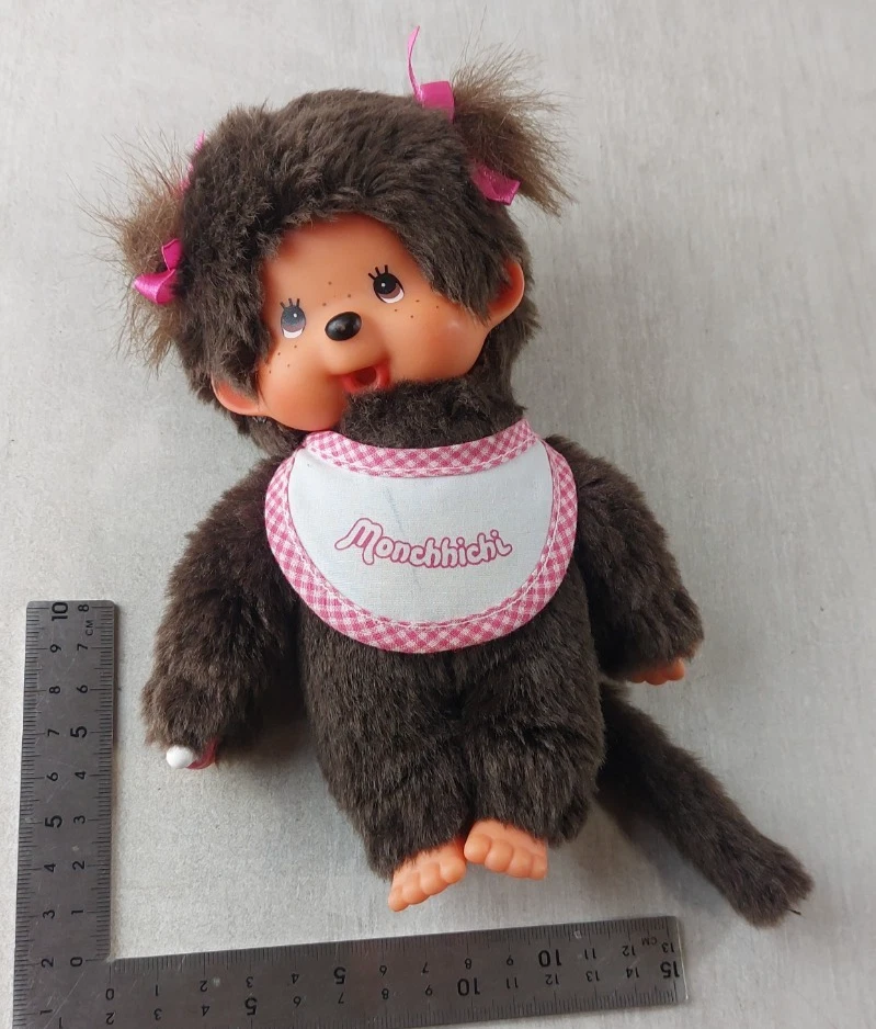 PELUCHE ORIGINALE SINGE KIKI Monchhichi SEKIGUCHI pull d'origine Licorne EUR 16,90 - FR