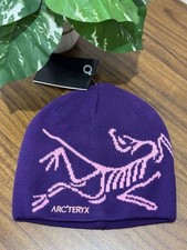 Arc'teryx Bird Head Toque Purple Merino Wool Knit Beanie Winter Hat NWT 2026