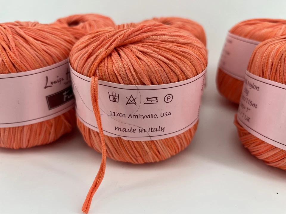 Louisa Harding Fauve DK Yarn Lot of 6 | Faux suede ribbon tape - Image 3 of 4