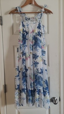 Bonny Billy Spaghetti Strap Floral Girl's Dress Size 8/9