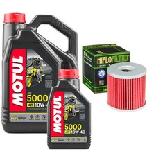 GV750 C Motul 5000 10w40 5L Oil Filter Kit Hyosung GV 750 2006 8.05 per litre