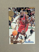 1996-97 NBA Hoops - Rookies Ben Wallace #314 (RC) Bullets Wizards Pistons