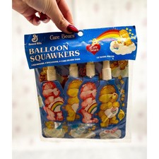 Vintage 1983 Care Bears Ballon Squawkers, faveurs de fête scellées