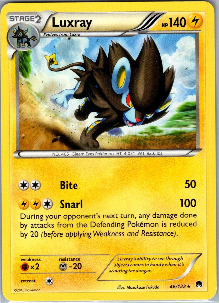 luxury pokemon cards 5 Ultra Rare Card Lot - V, Gx, ex, Assorted Variety Lightning Lightning Electrostep This attack does 40 damage to 1 of your opponents Pokmon PokemonLUXRAYGOLD FOIL Custom Card051/172Brilliant Stars109/111