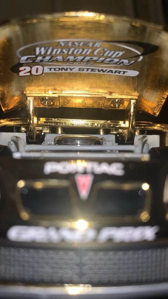 #20 TONY STEWART HOME DEPOT 2002 WINSTON CUP CHAMPION 1/24 24KT ORO PONTIAC Foto 2 de 4