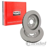 2X Mapco Bremsscheiben 320Mm BelÜFtet Hinten Passend FüR Mercedes S-KLASSE | 458