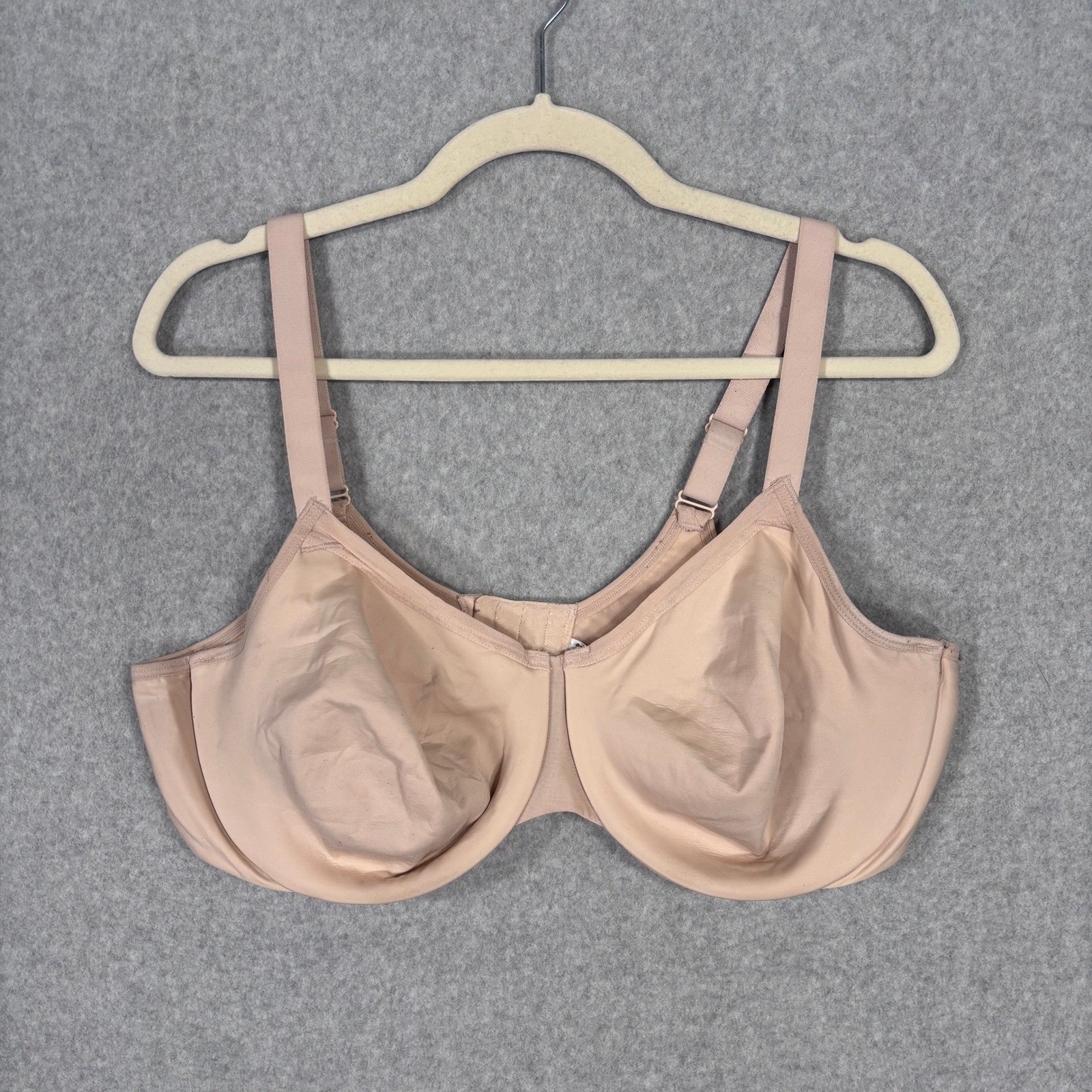 Wacoal Bra 42DD Classic Reinvention 855263 Nude Full Figure Underwire Unlined
