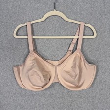 Wacoal Bra 42DD Classic Reinvention 855263 Nude Full Figure Underwire Unlined