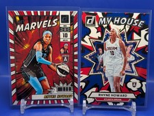 Rhyne Howard 2 Card 2025 Panini Donruss My Hosue Blue Press Proof + Net Marvels