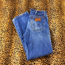 Vintage Wrangler Cowboy Cut 13MWZ Blue Jeans Mens 32x30 Straight Leg Denim