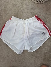 Classic Retro Adidas Sprinter Running Shorts X2 80s 90s Vintage Mens Size Used
