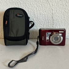 Nikon Coolpix L20 10.0MP Digital Camera Deep Red W/ Case WORKS