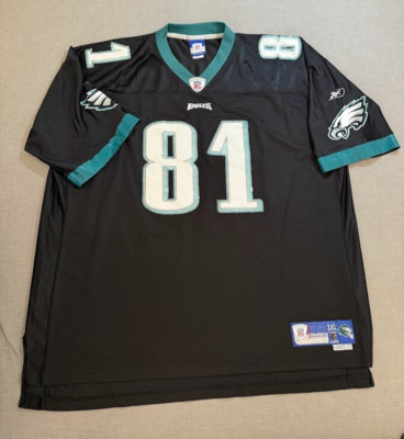 Philadelphia Eagles Terrell Owens Reebok Jersey Mens 3XL Black Helmet Tag Y2K.