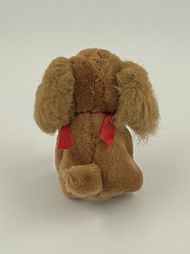 Vintage 1987 Prestige Isotoner Brown Plush Dig 5.5 Inch Slipper Stuffed Animal - Afbeelding 7 van 9