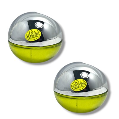 DKNY Be Delicious Eau De Parfum Spray 1.0fl.oz./30ml New; LOT OF 2